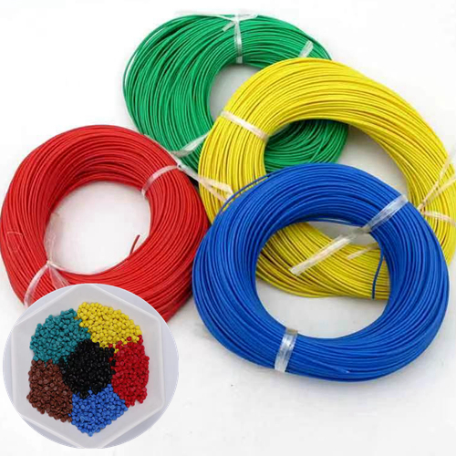 Injection molded PVC for wire and cable materials